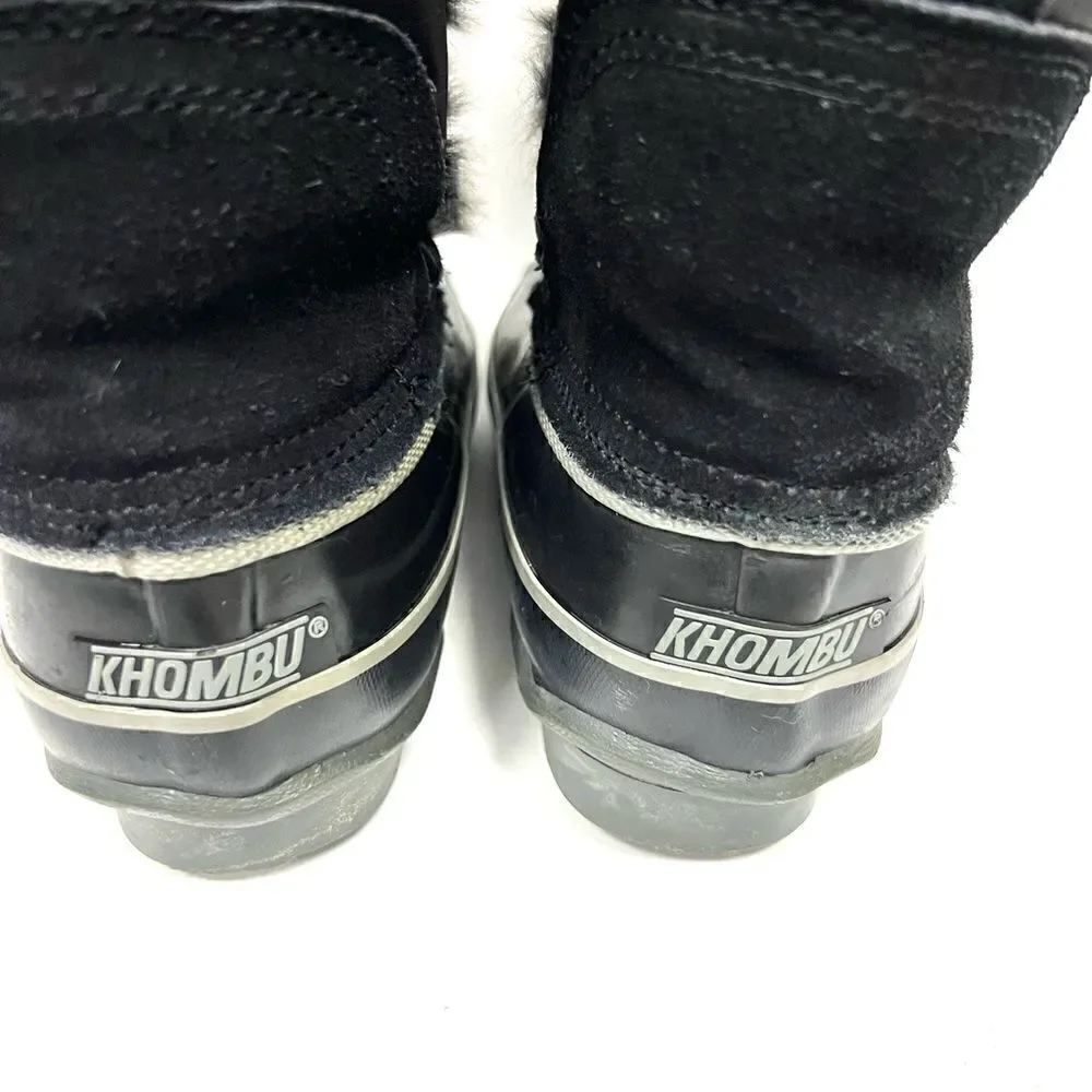 Koomba “Bryce” black and grey snow boots. Size 7